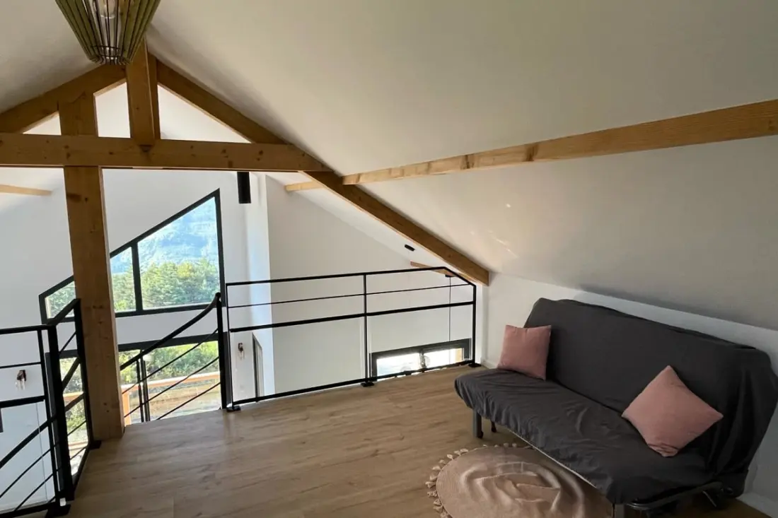 Tágas ház visszafordíthatatlan View, Puy-Sanières