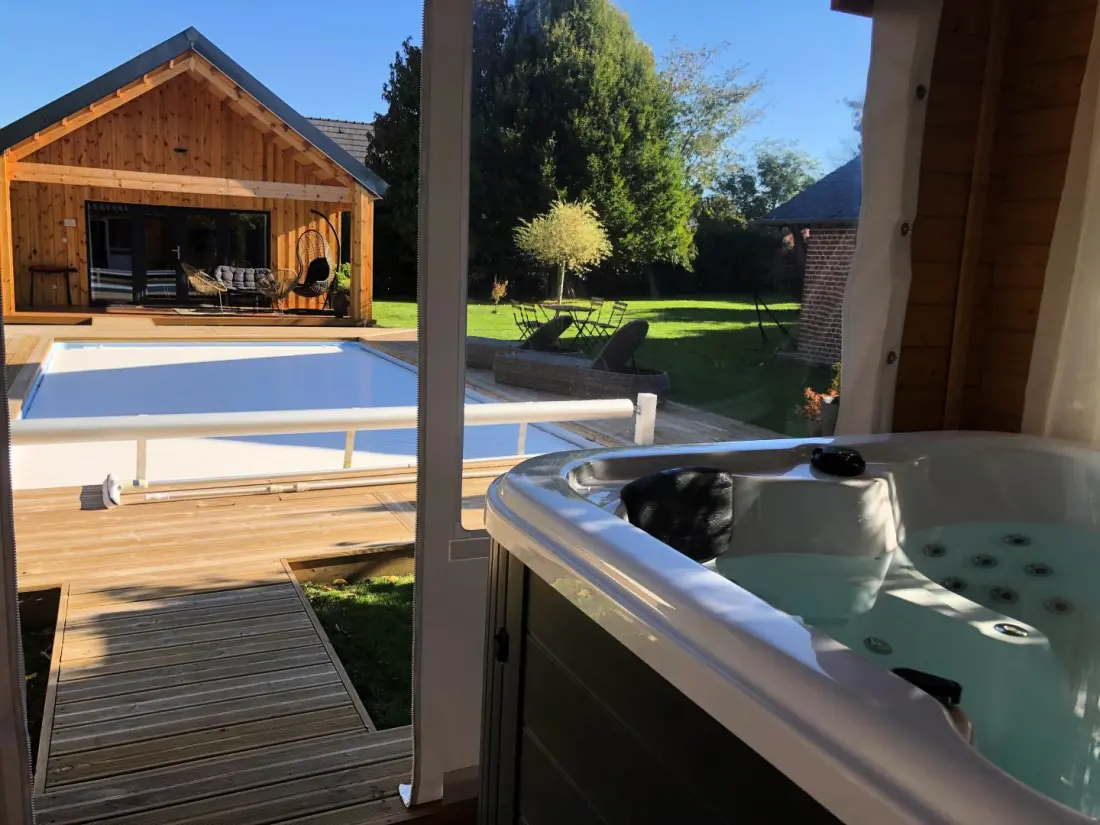 Gîte de France Gîtes de france® - a magas gyöngyfák háza - medence és spa 3 fül