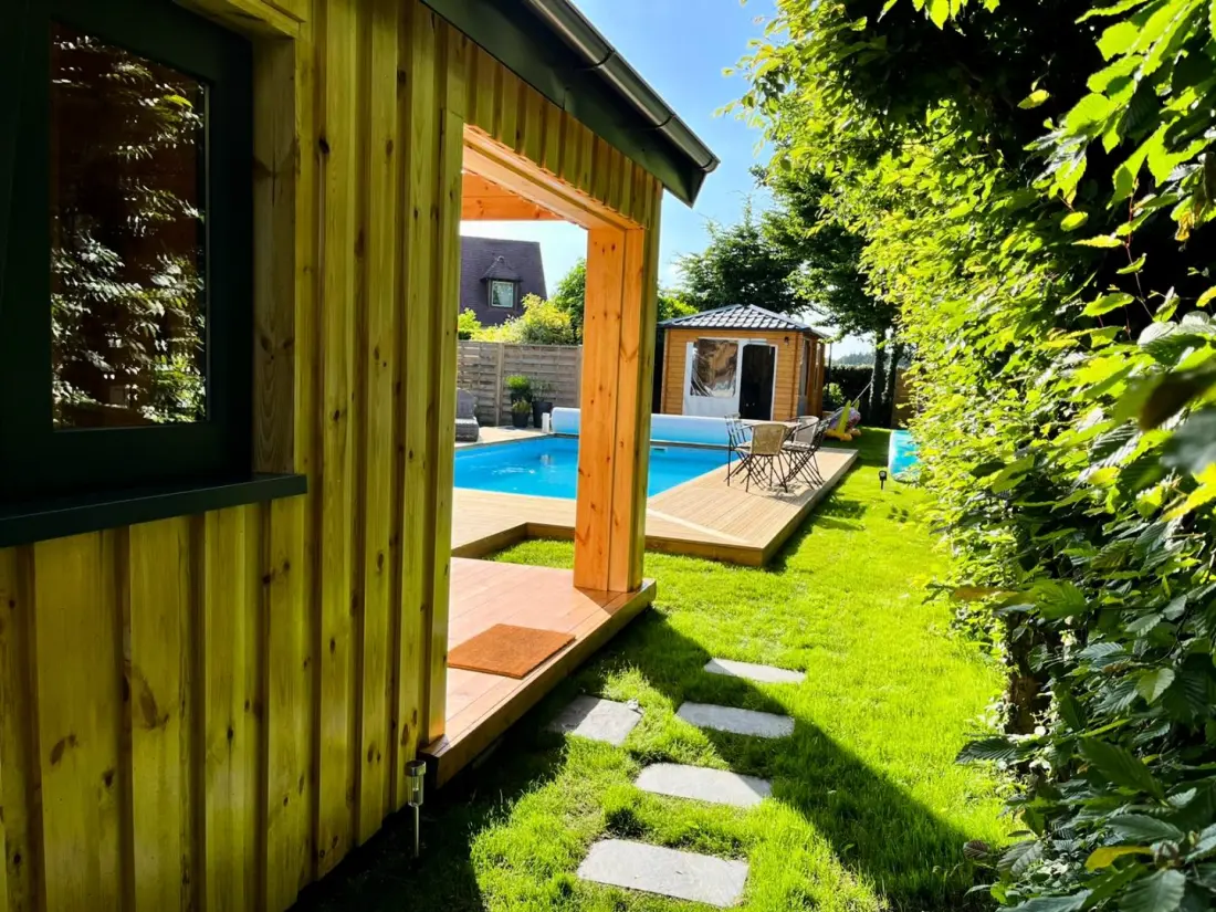 Gîte de France Gîtes de france® - a magas gyöngyfák háza - medence és spa 3 fül