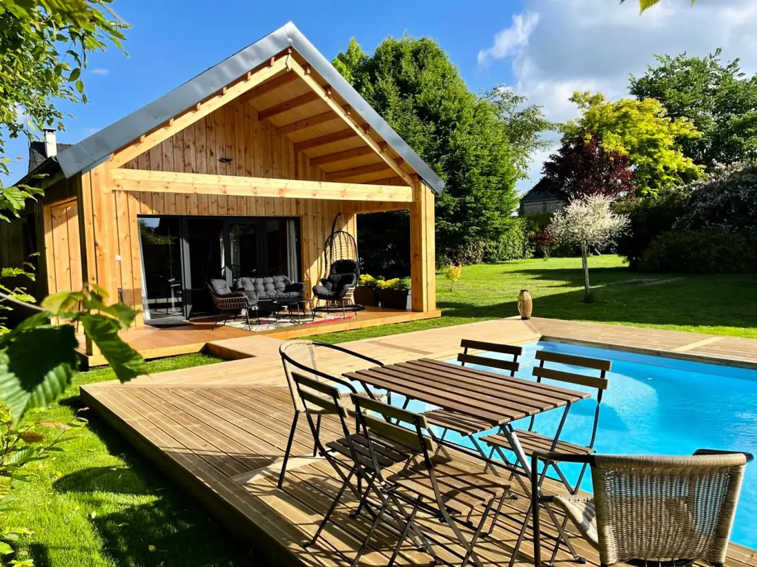 Gîte de France Gîtes de france® - a magas gyöngyfák háza - medence és spa 3 fül
