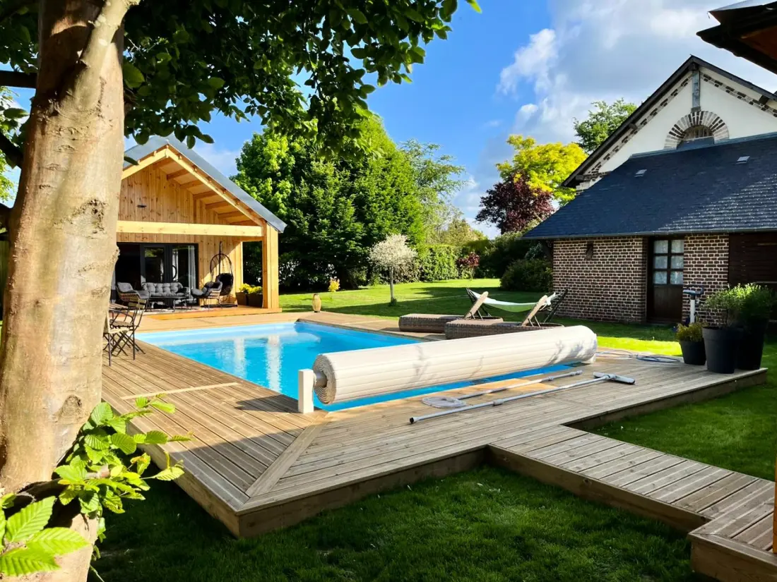 Gîte de France Gîtes de france® - a magas gyöngyfák háza - medence és spa 3 fül