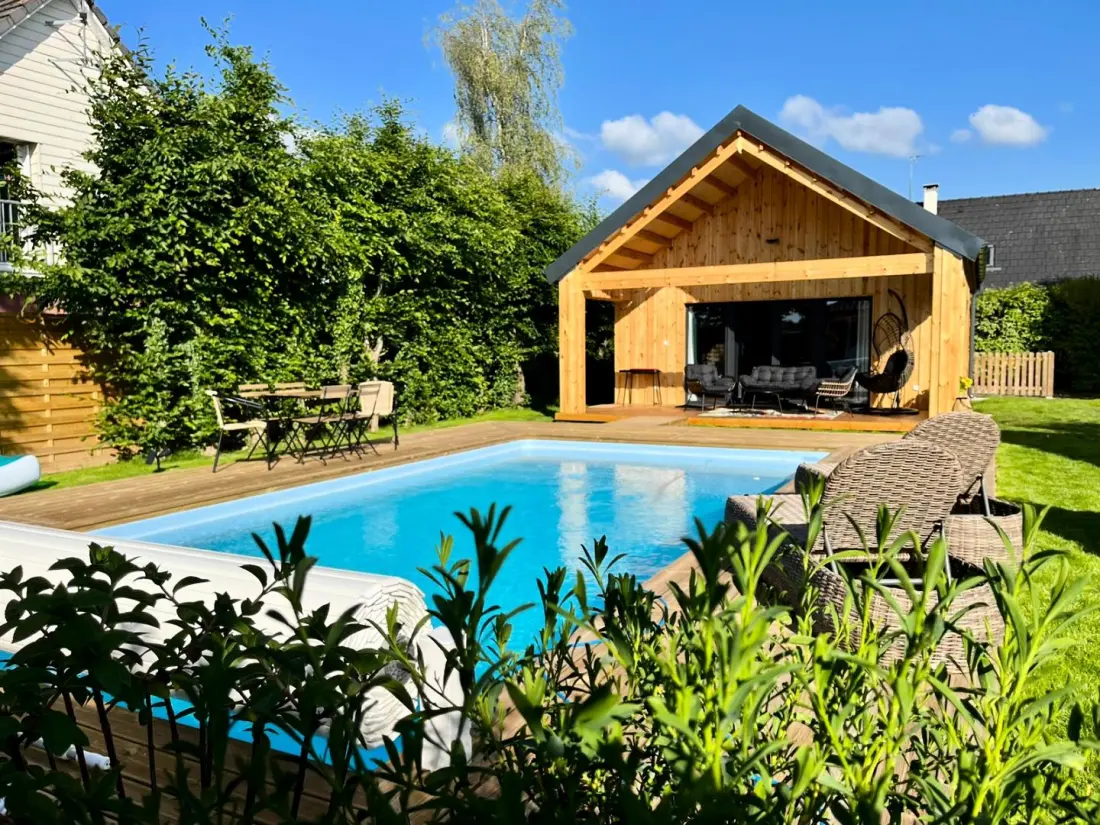 Gîte de France Gîtes de france® - a magas gyöngyfák háza - medence és spa 3 fül
