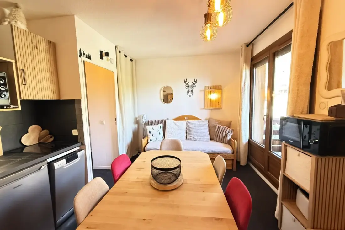 Résidence Risoul - Studio Cabine Cosy 7 Pers