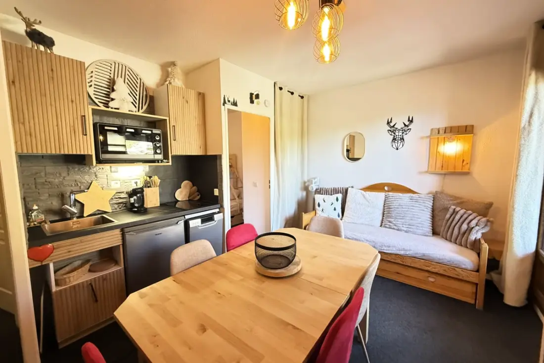 Résidence Risoul - Studio Cabine Cosy 7 Pers