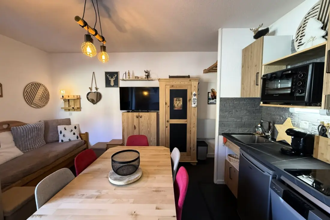 Résidence Risoul - Studio Cabine Cosy 7 Pers