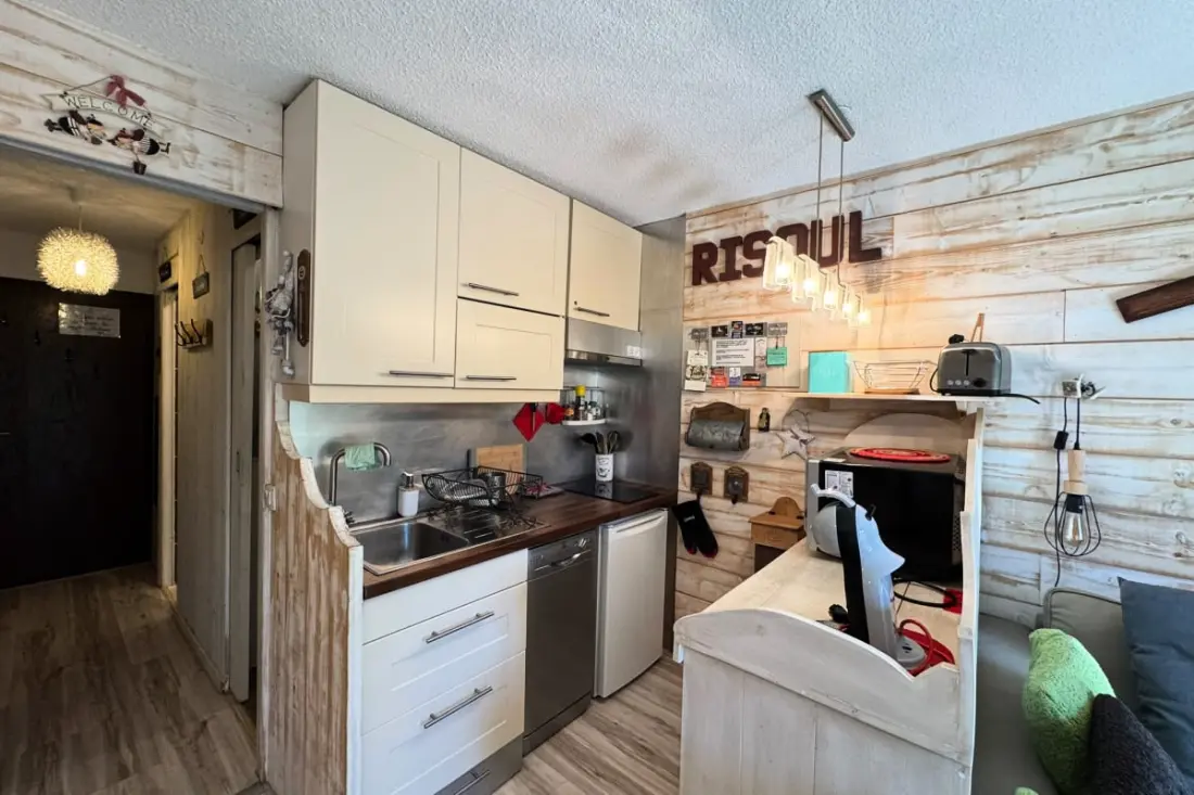 Résidence Studio Rénové 5 Pers - Avec Balcon - Les Clématites - Risoul 1850