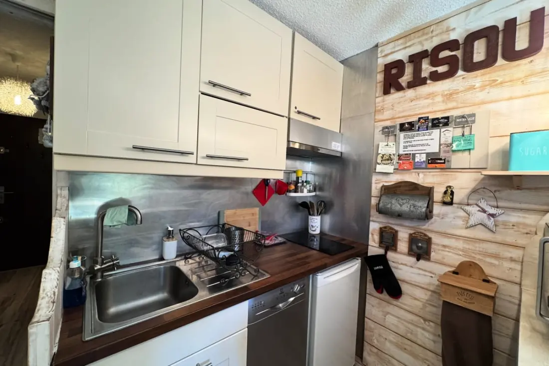 Résidence Studio Rénové 5 Pers - Avec Balcon - Les Clématites - Risoul 1850