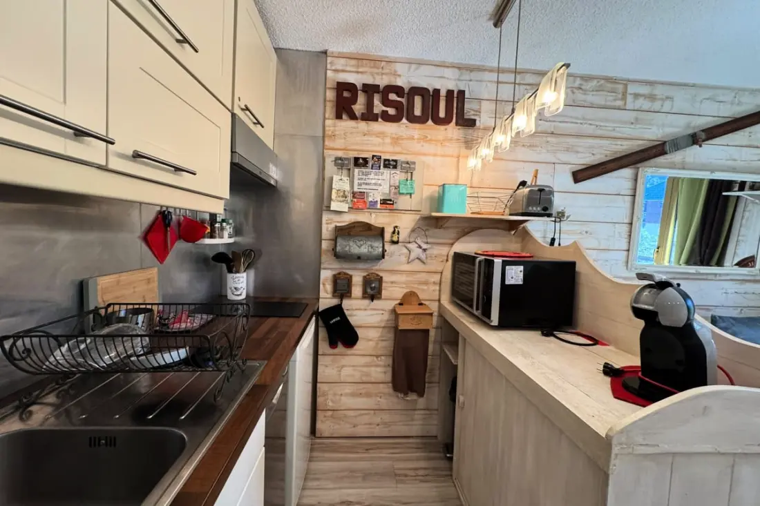 Résidence Studio Rénové 5 Pers - Avec Balcon - Les Clématites - Risoul 1850