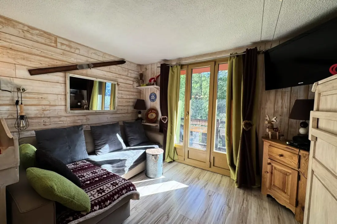 Résidence Studio Rénové 5 Pers - Avec Balcon - Les Clématites - Risoul 1850