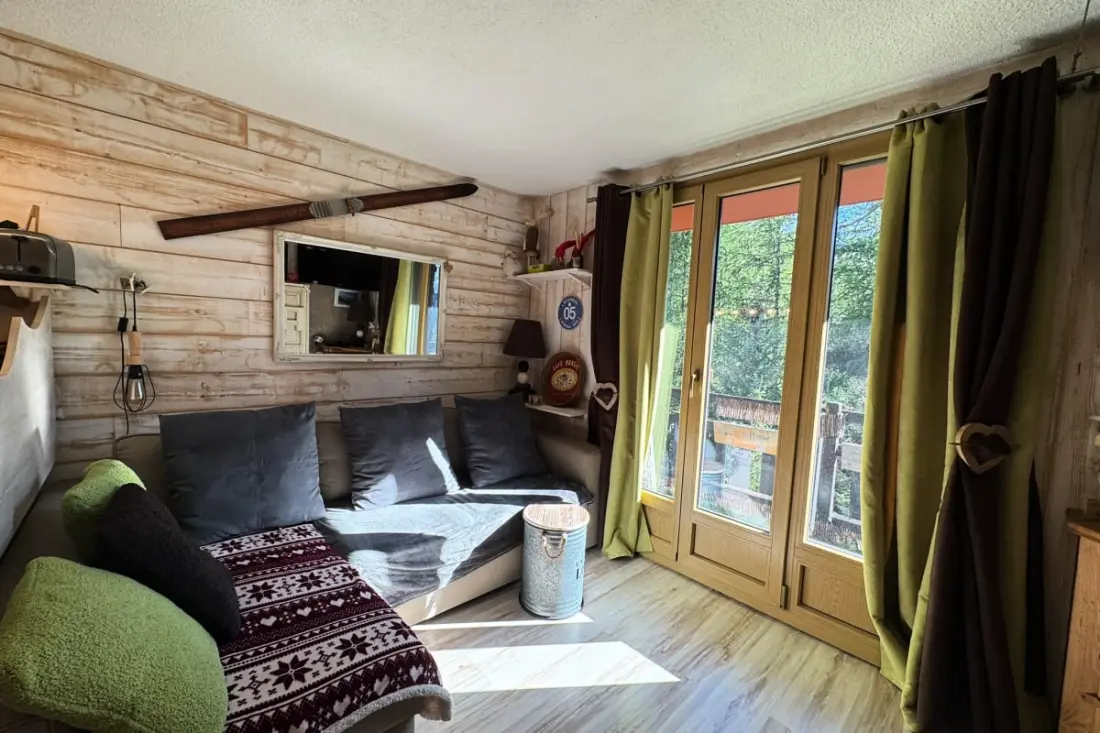 Résidence Studio Rénové 5 Pers - Avec Balcon - Les Clématites - Risoul 1850