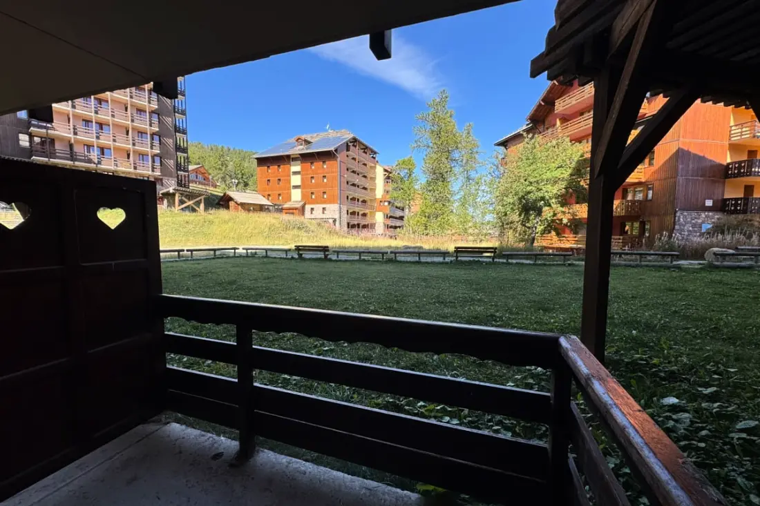 Résidence T2 6 Pers Risoul - Résidence Aldebaran - Rdc Avec Balcon Jardin