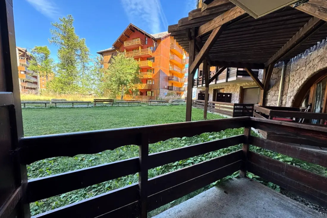 Résidence T2 6 Pers Risoul - Résidence Aldebaran - Rdc Avec Balcon Jardin