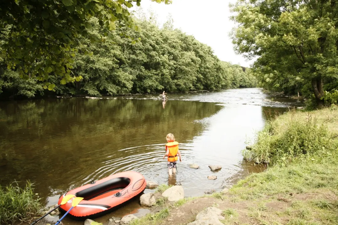 1-ouder Camping Au Bord de l'Ourthe 2 Sterne★★