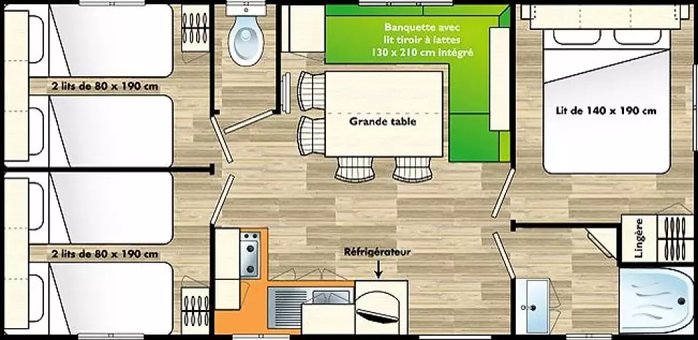 Campingplads La Nouvelle Crozebæk