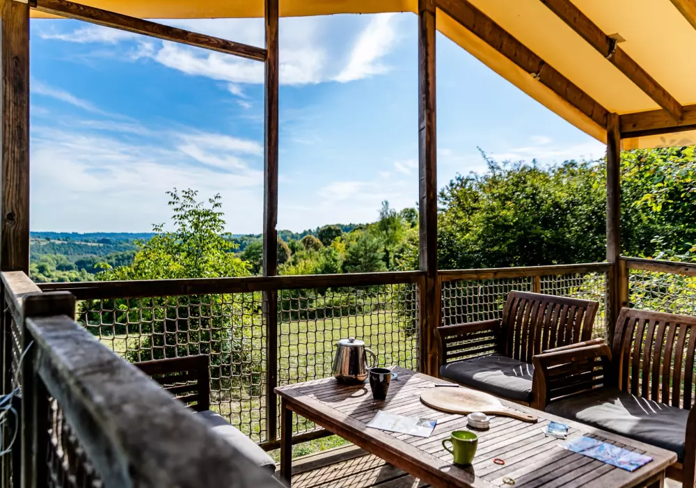 Campingpladser i Les Terrasses de Dordogne