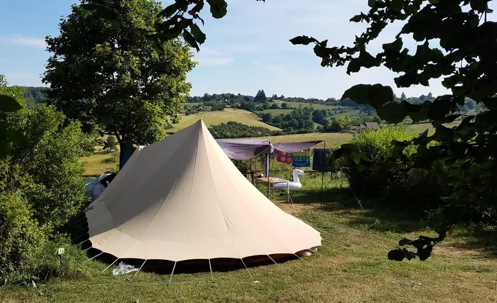 Campingpladser i Les Terrasses de Dordogne