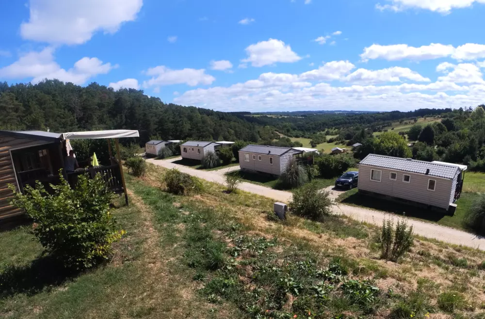 Campingpladser i Les Terrasses de Dordogne