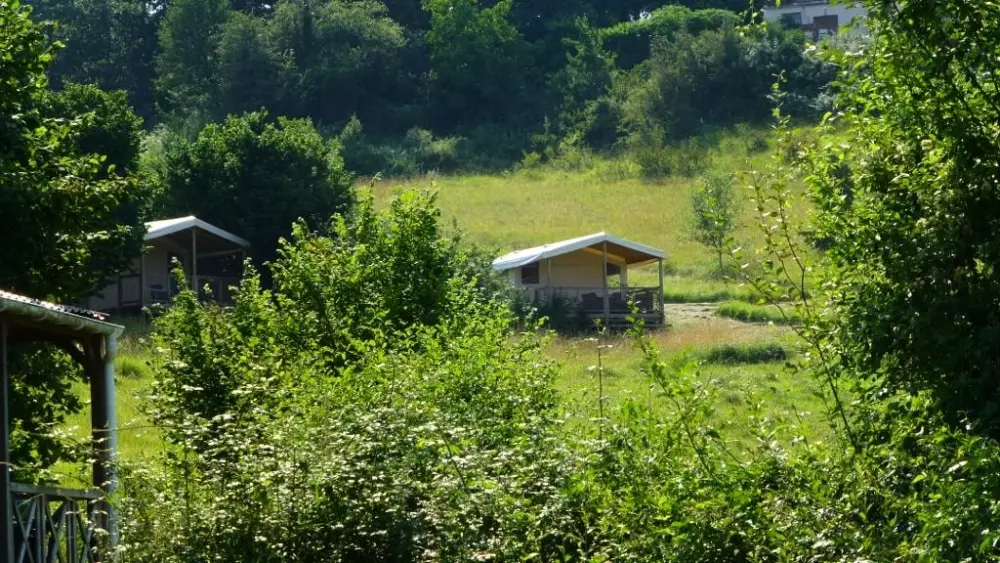 Campingpladser i Les Terrasses de Dordogne