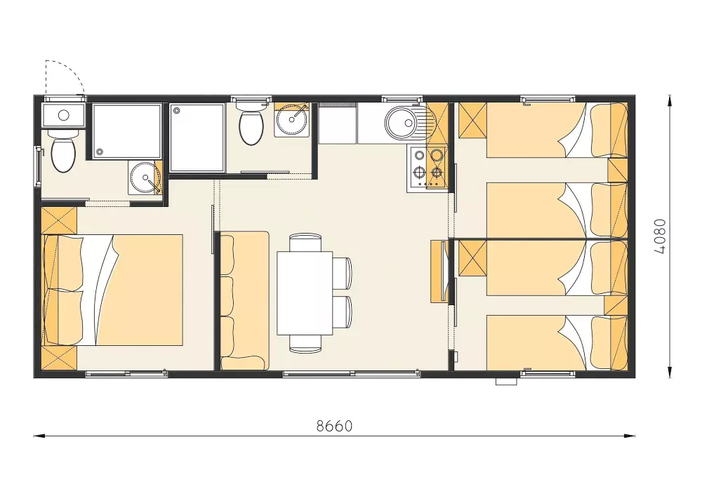 Camping Porton Nature Hideouts 2 Sterren★★