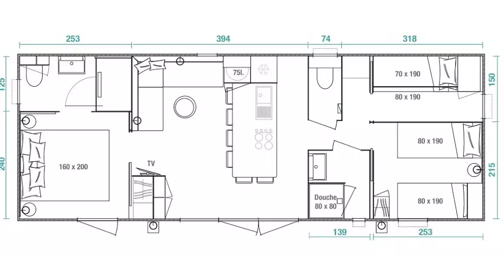 Camping Yukadi Villages Le Logis 4 étoiles★★★★