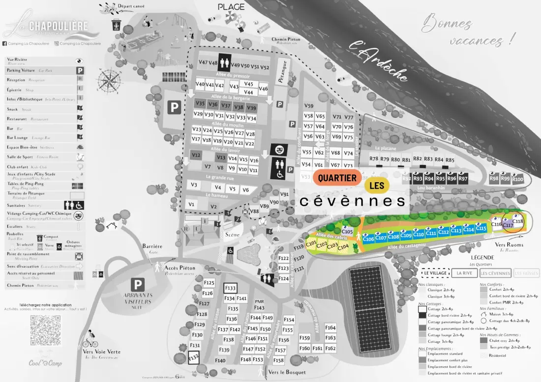 Camping LA CHAPOULIÈRE 4 Sterren★★★★