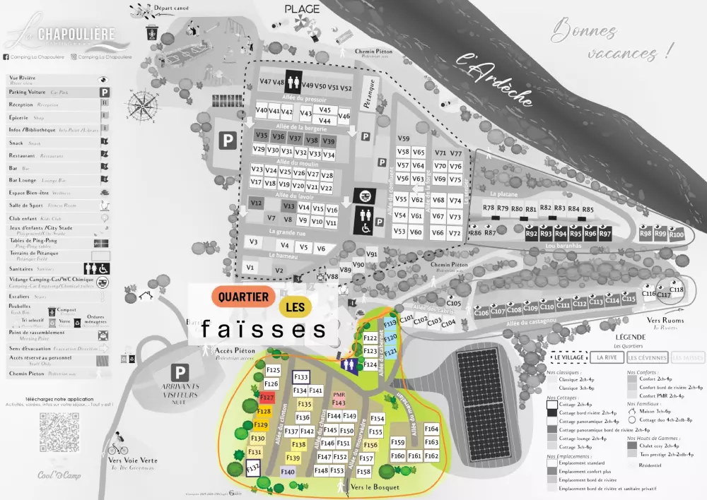 Camping LA CHAPOULIÈRE 4 Sterren★★★★