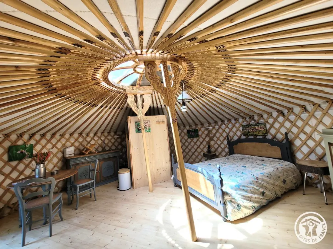 Gîte de France Joulebois yurt