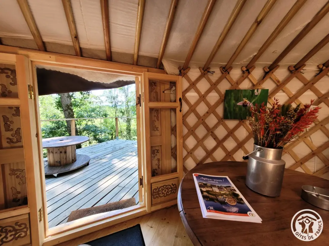 Gîte de France Joulebois yurt