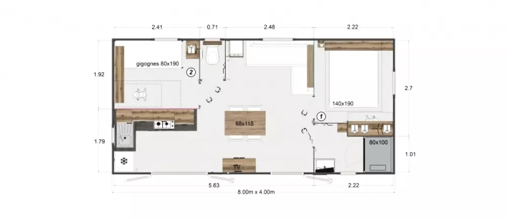 Campingplatz Beau Rivage4 Sterne★★★★