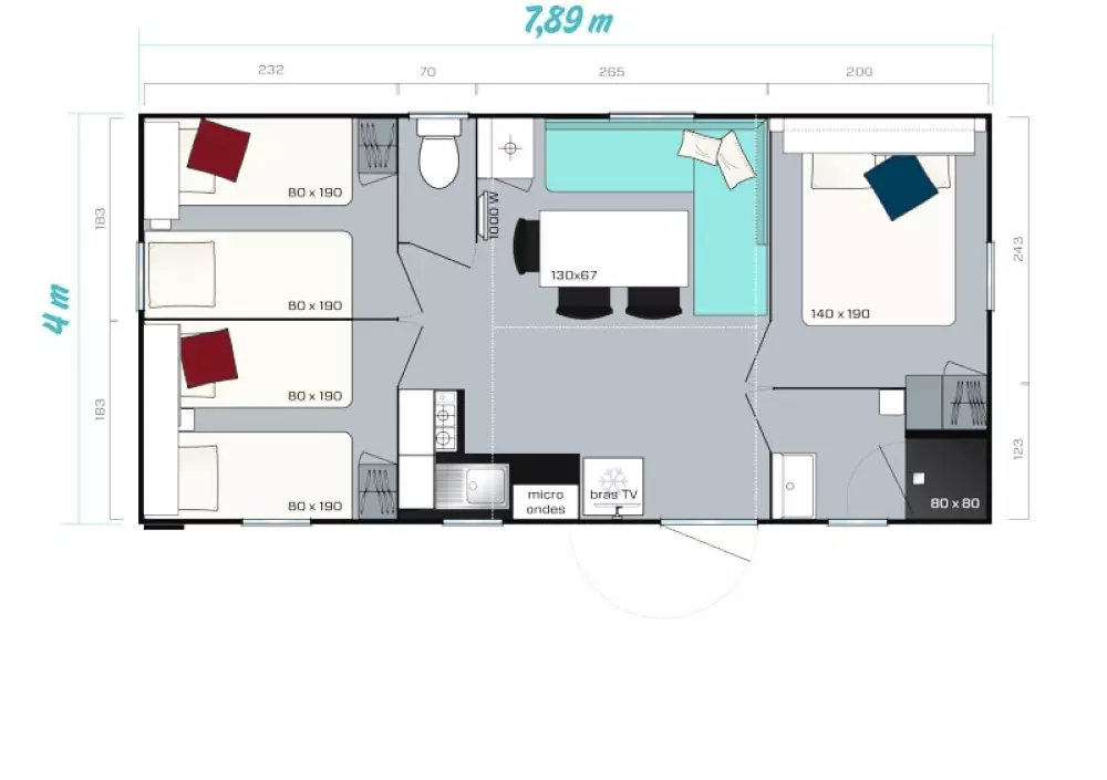 Flower Camping Vitamin 4 étoiles★★★★
