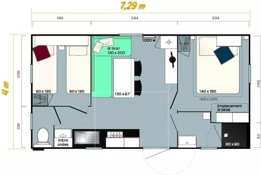 Flower Camping Vitamin 4 étoiles★★★★