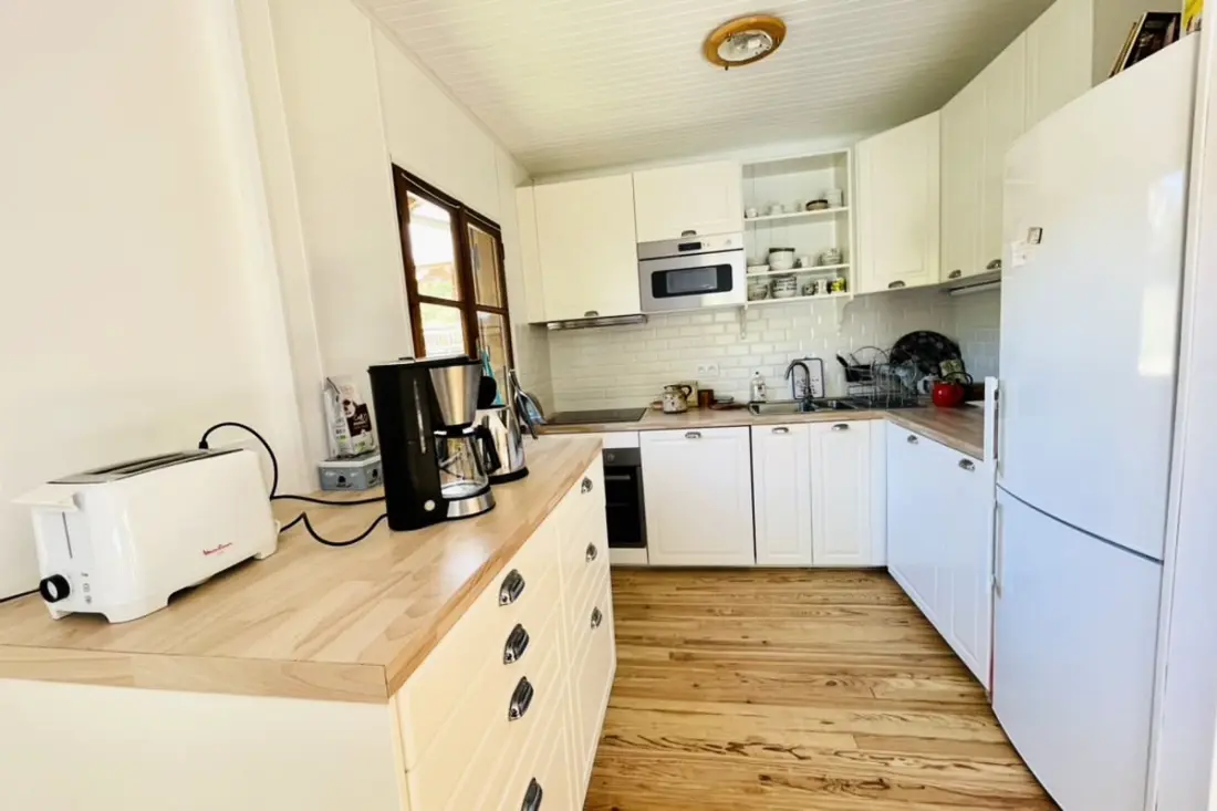 Family Chalet a kertben Saint Chaffrey