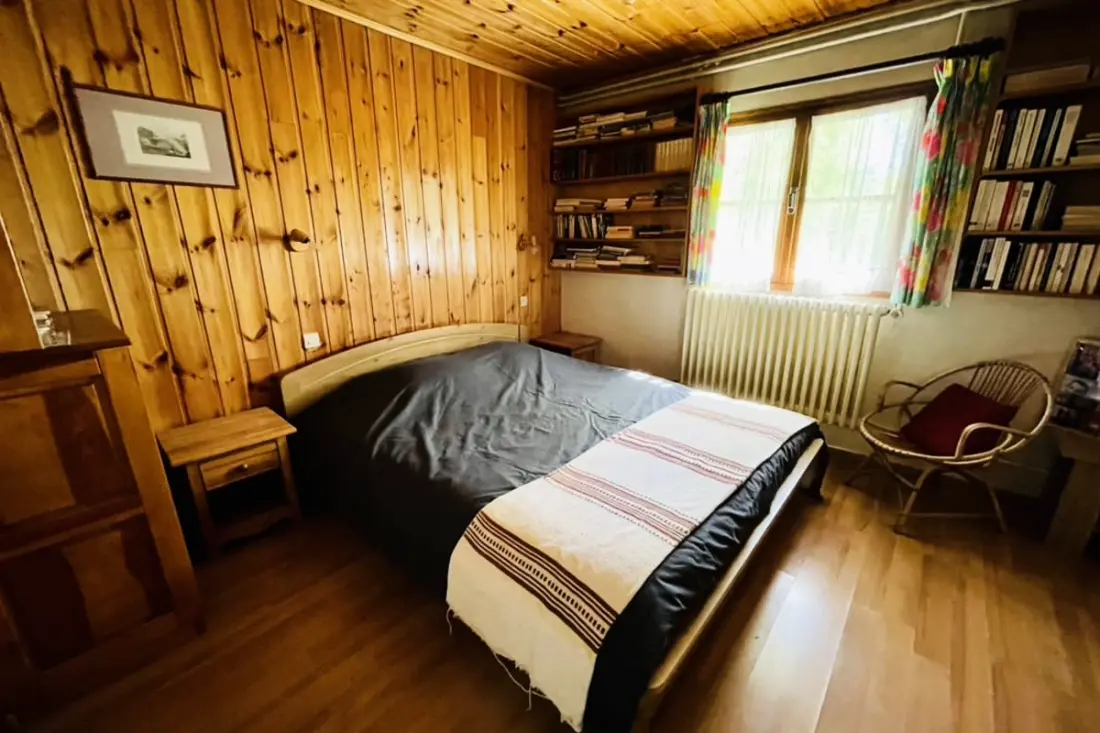 Family Chalet a kertben Saint Chaffrey