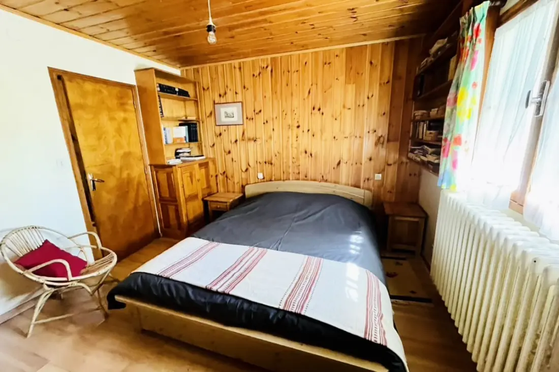 Family Chalet a kertben Saint Chaffrey