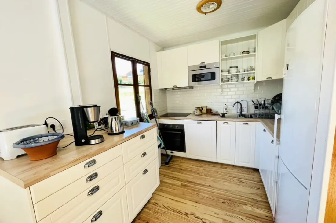Family Chalet a kertben Saint Chaffrey