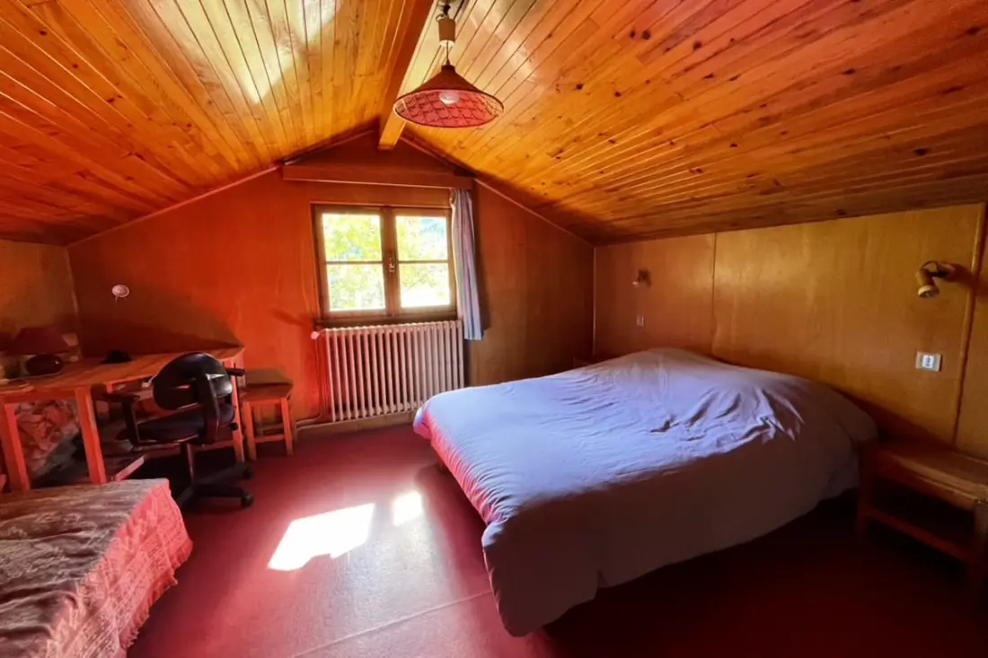 Family Chalet a kertben Saint Chaffrey