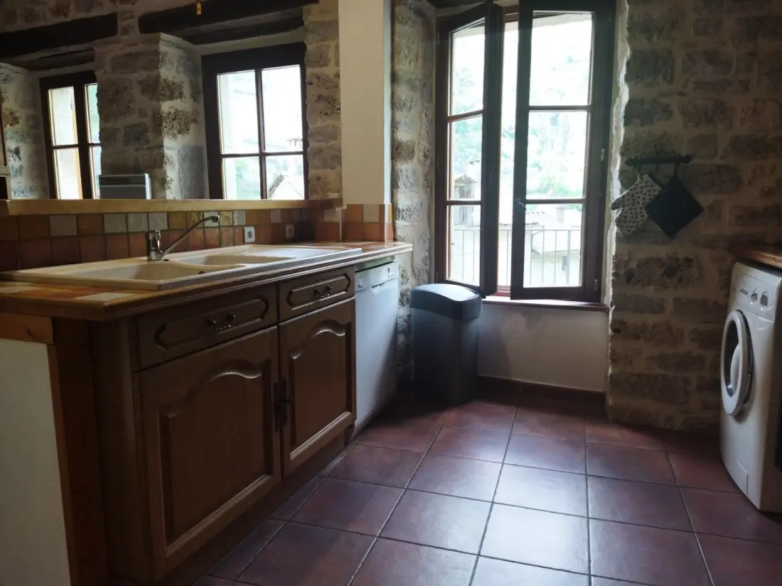 Gite de France Ggt075 - gîte de france 3 Ohren 10 Personen in Saint chely du tarn 3 Ohren