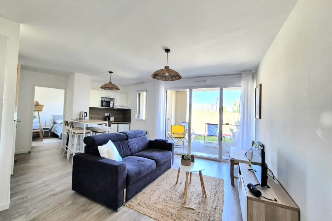 Bel Appartement Avec Terrasse  et Jardin