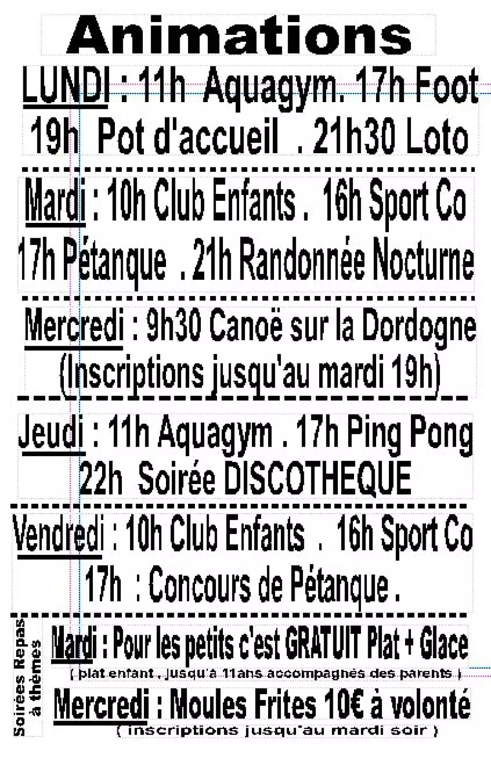 Camping le Pigeonnier 3 Sterren★★★