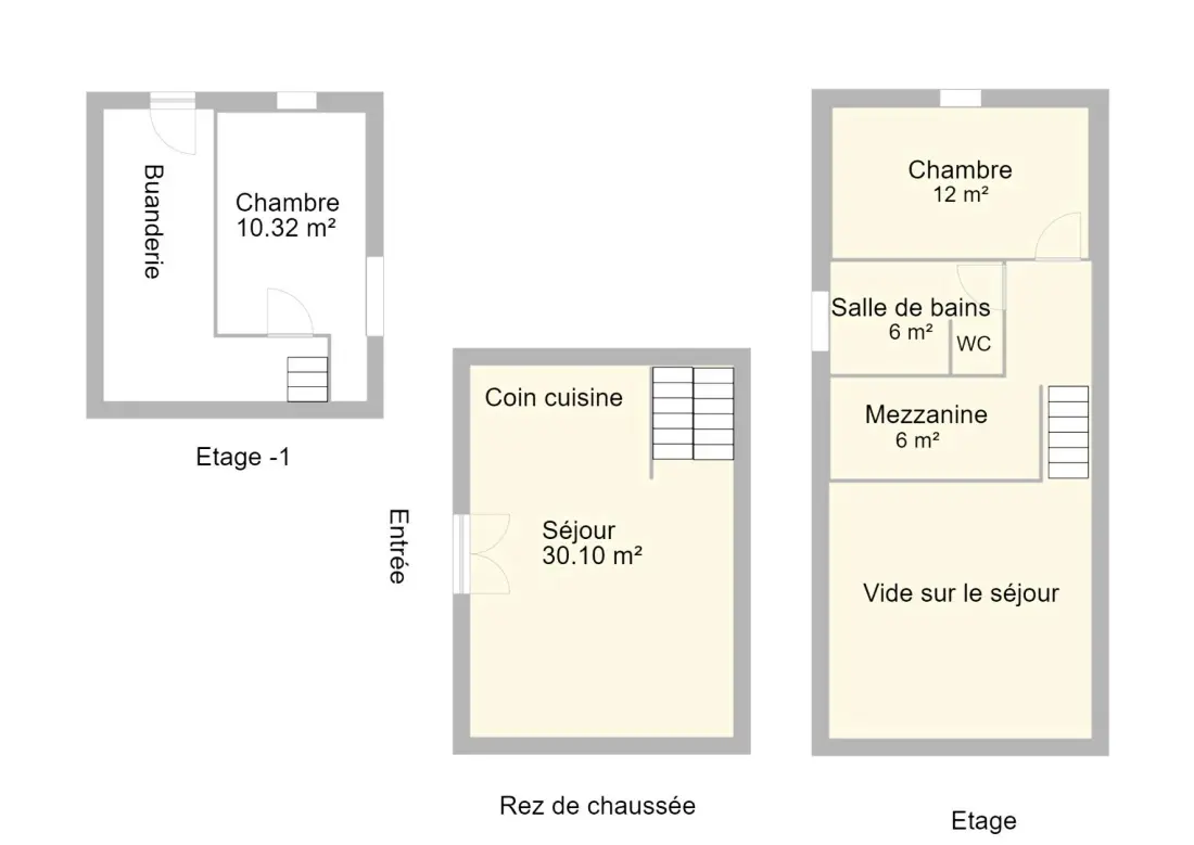 Gîte de France Gîte du Bouquet 4/5 Personen 3 Ohren