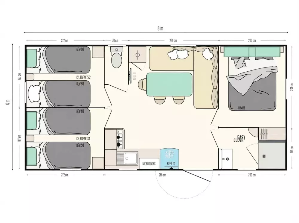 Camping Les Rives du lac Cantalès 3 étoiles★★★