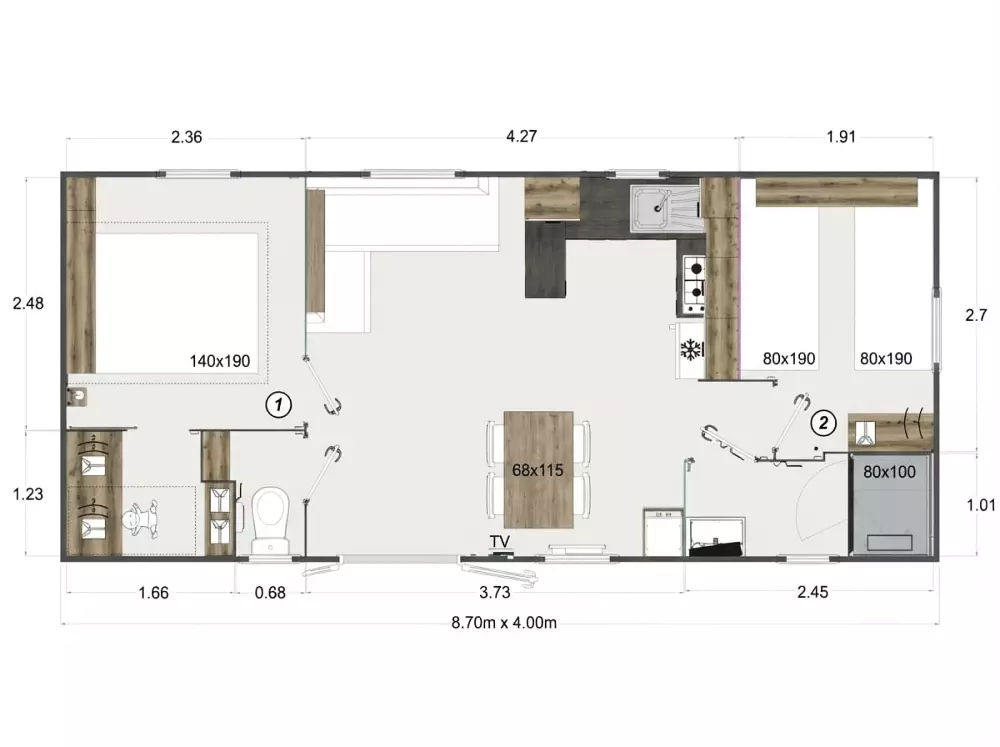Camping Les Rives du lac Cantalès 3 étoiles★★★