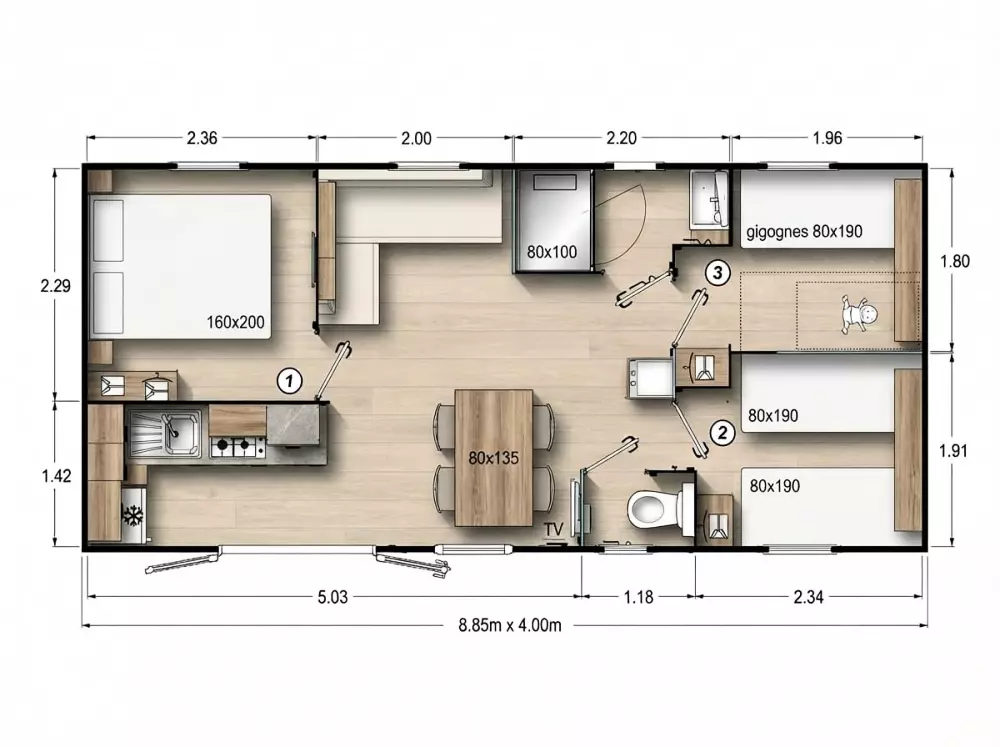 Camping Les Rives du lac Cantalès 3 étoiles★★★