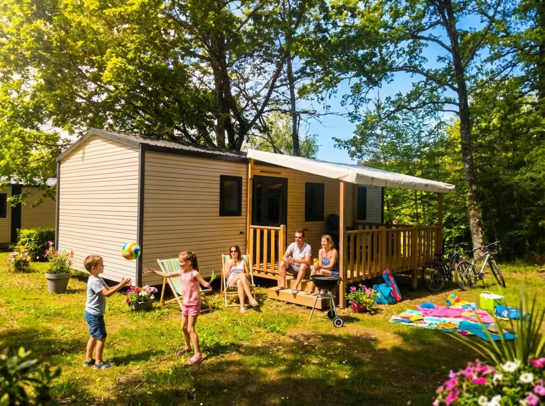Camping Les Rives del lago Cantalès 3 Estrellas★★★