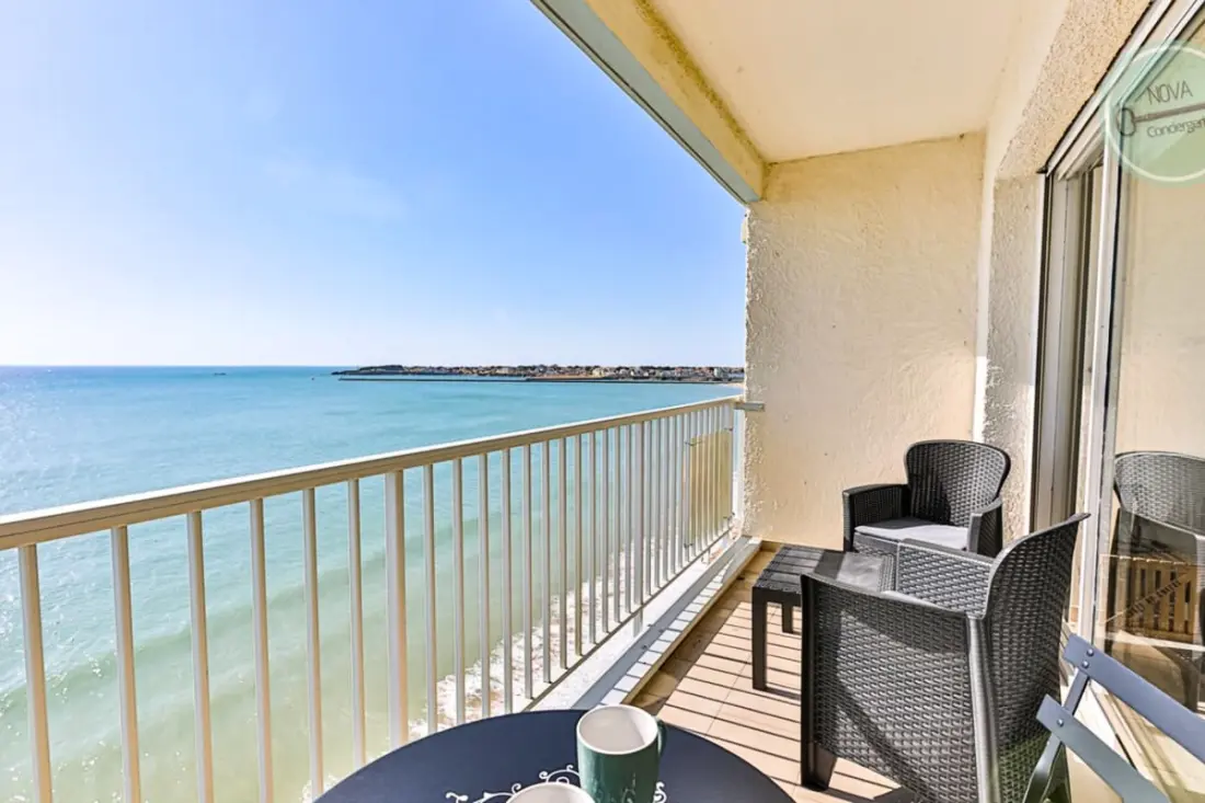 Residence Living szoba kivételes Az Atlanti-óceánra nézve - Sea View Apartment Balcony