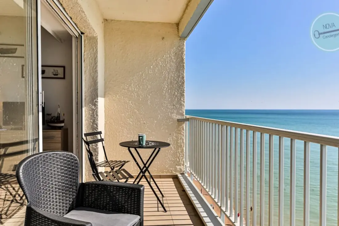 Residence Living szoba kivételes Az Atlanti-óceánra nézve - Sea View Apartment Balcony