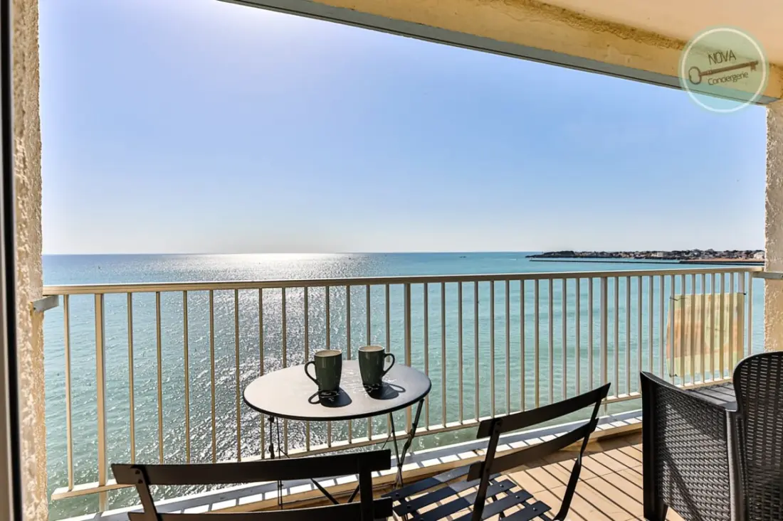 Residence Living szoba kivételes Az Atlanti-óceánra nézve - Sea View Apartment Balcony