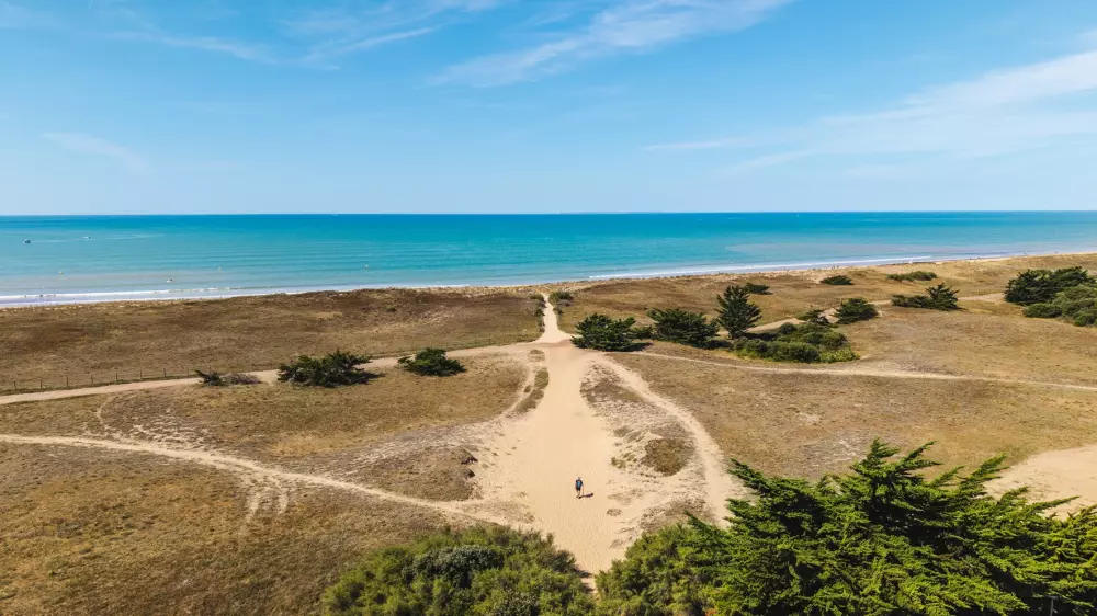 Campingpladser de la Hoteller i nærheden af Plage de Riez