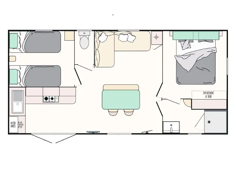 Camping Riez à la Vie 4 Csillagok★★★★