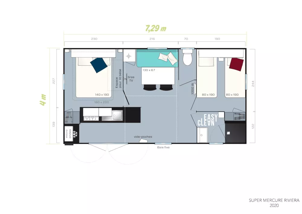 Flower Camping Au Bois Des Biches 4 Stars★★★★